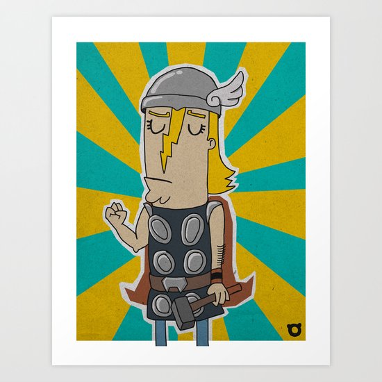 004_thor Art Print