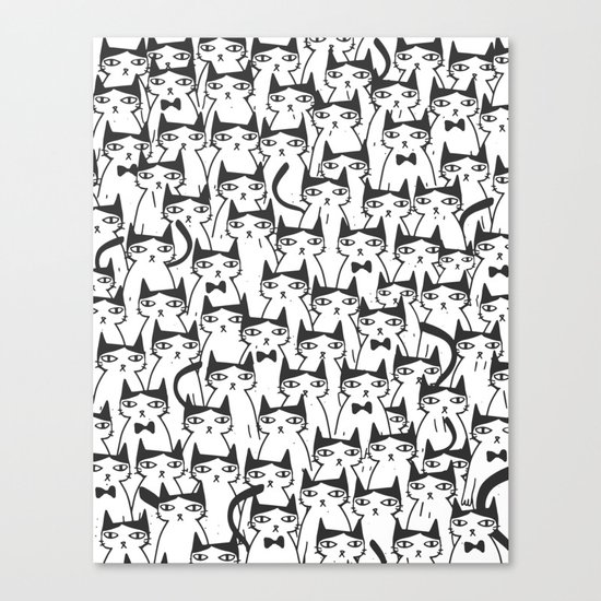 Cats #society6 Decor #buyart Canvas Print