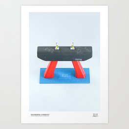 Skateboarding x Gymnastics I Art Print
