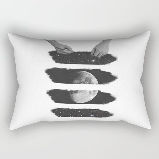 Draw me the moon Rectangular Pillow