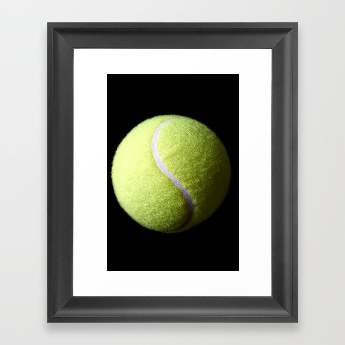 Tennis Ball Framed Art Print