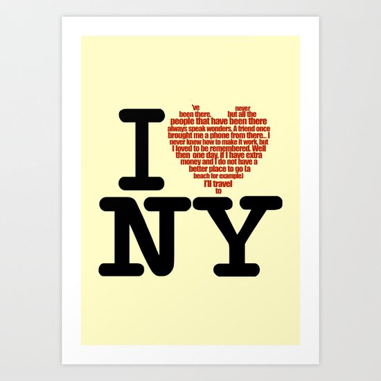 NY Art Print