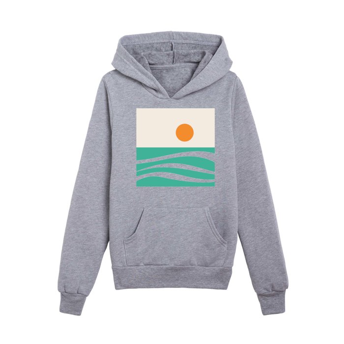 Abstract Landscape 25C Kids Pullover Hoodie