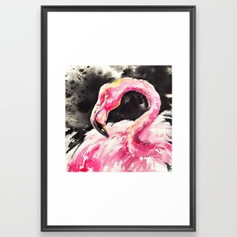 PINK FLAMINGO  Framed Art Print