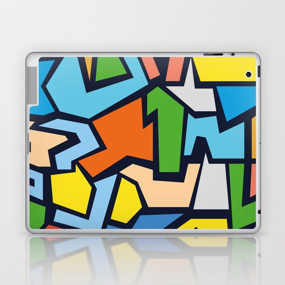 Colorful blocks 1 Laptop & iPad Skin