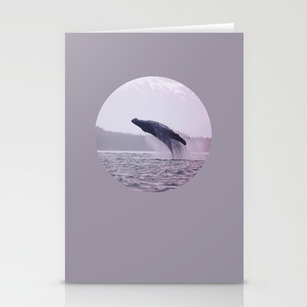 Breaching Humpback Stationery Cards