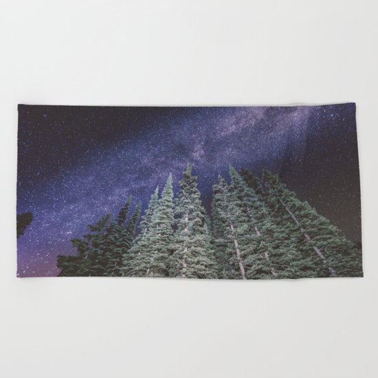 Lightyears - Milkyway Forest Beach Towel