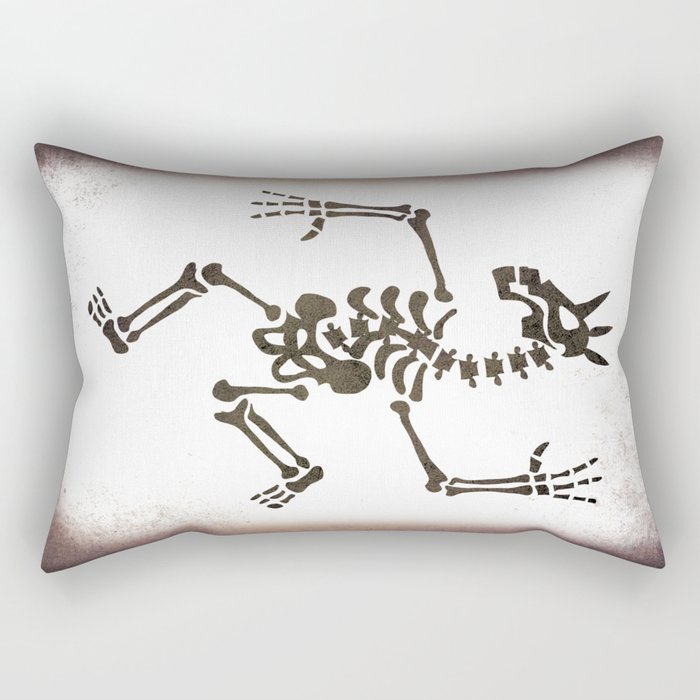 Skeleton Unicorn Dance 2 Rectangular Pillow