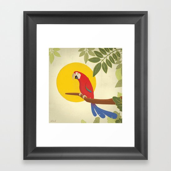 Macaw Framed Art Print