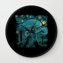 Ricks Starry Night Wall Clock