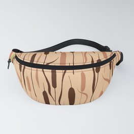 Cattails (Beige) Fanny Pack
