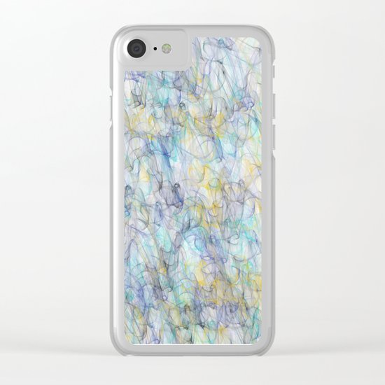 Smoke pattern Clear iPhone Case