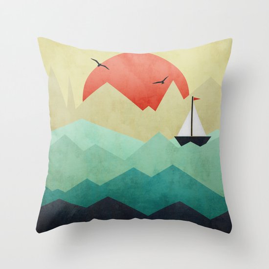 Ocean Adventure Throw Pillow