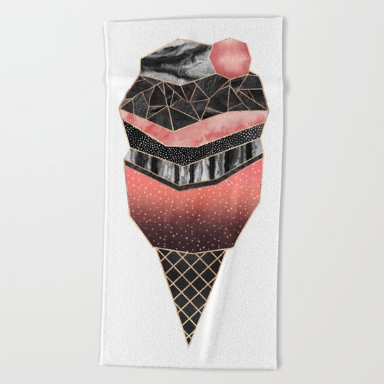 Ice Cream 2 Beach Towel