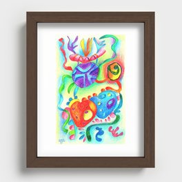 abstract XVIII Recessed Framed Print