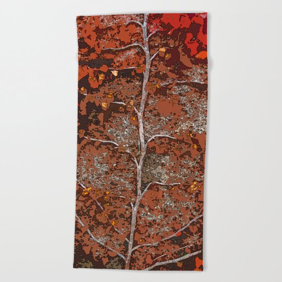 GROWN AND HAPPY Beach Towel