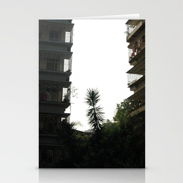 Tree in the city Stationery Cards