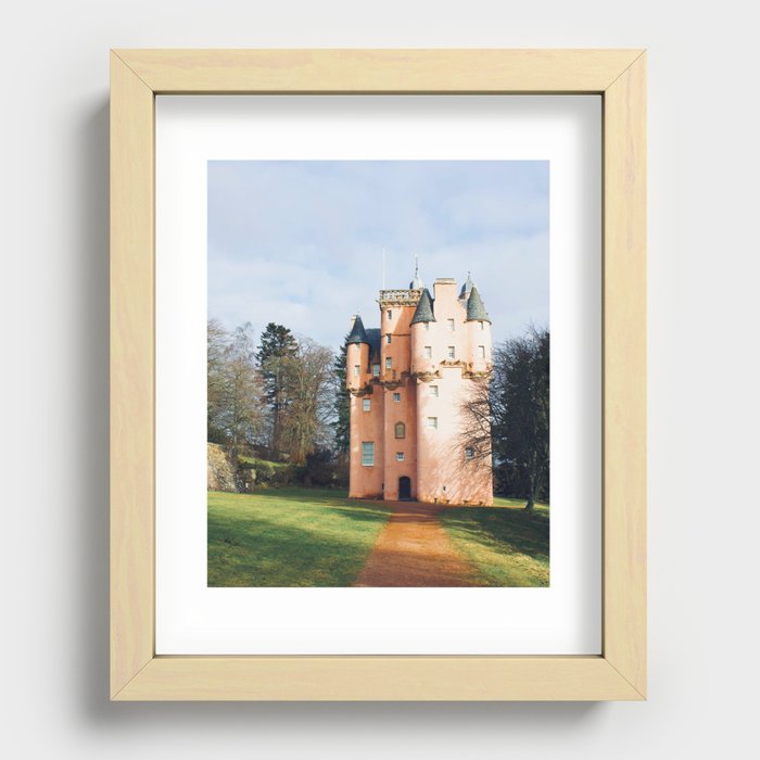 Vintage Craigievar Castle  Recessed Framed Print