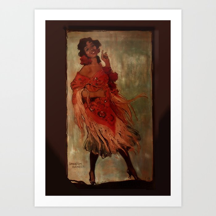 “Spanish Dancer” Western Art by Gerald Cassidy Art Print