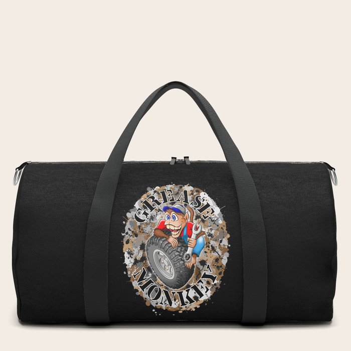 Grease Monkey 2 Duffle Bag By Squareonedesigns Society6