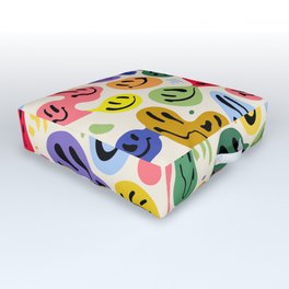 Melted Happiness Colores Outdoor Floor Cushion