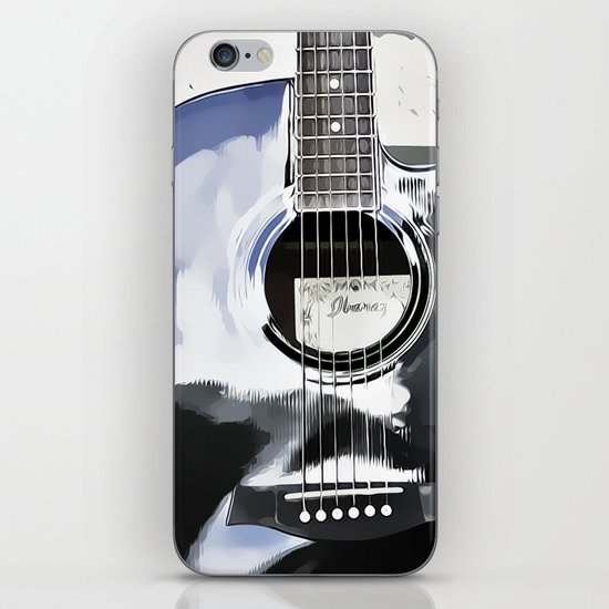 Be Your Song and Rock On in White II iPhone & iPod Skin