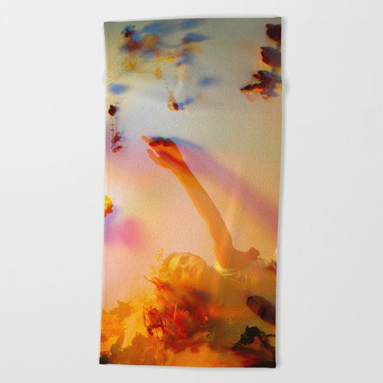 Blooming Colors Beach Towel