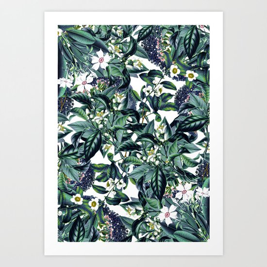 Leaf Pattern Art Print