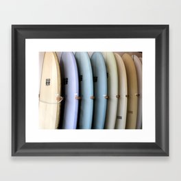 SURF'S UP / Los Angeles, California Framed Art Print