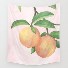 Just Peachy Wall Tapestry