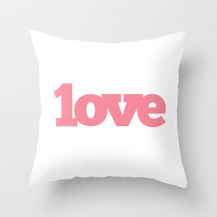 One Love Throw Pillow