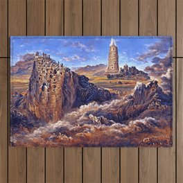 The Valley of Towers Outdoor Rug