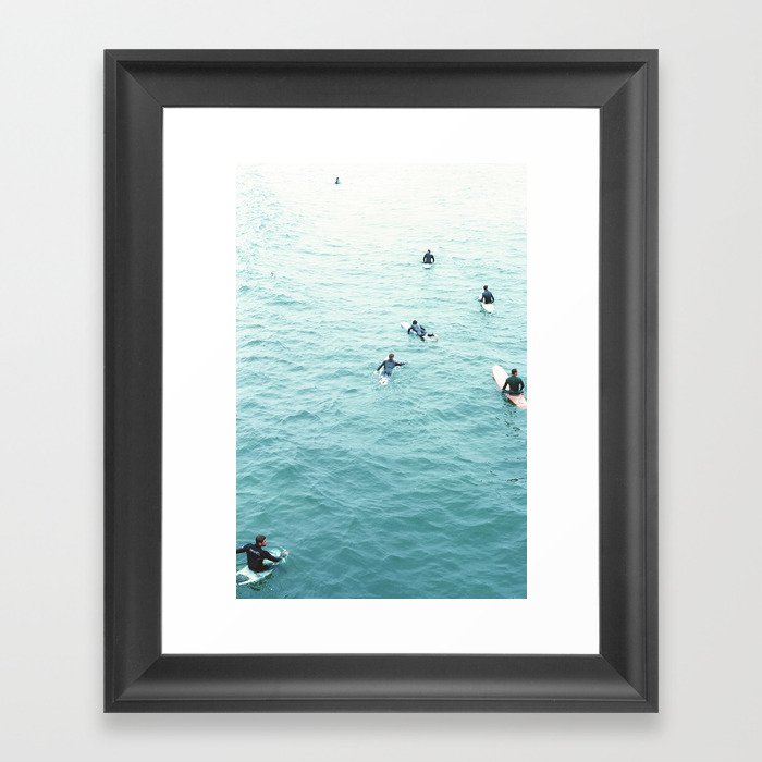 surf's up. Framed Art Print
