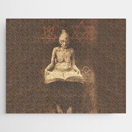 A summoning Witch Jigsaw Puzzle