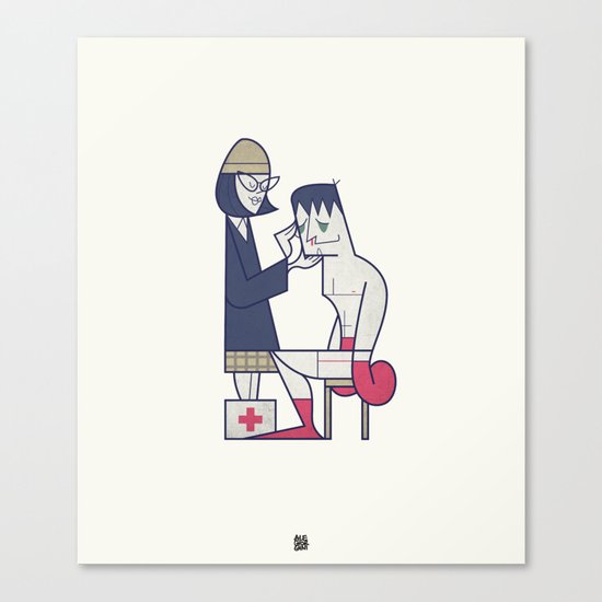 Heart of the Tiger Canvas Print