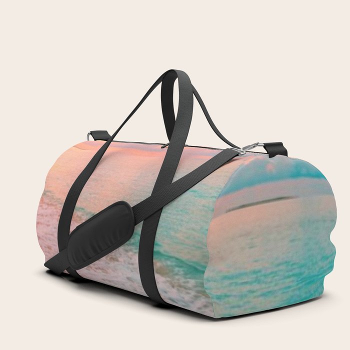 Turquoise duffle bag best sale