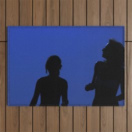 Two Girls In the Sun Outdoor Rug