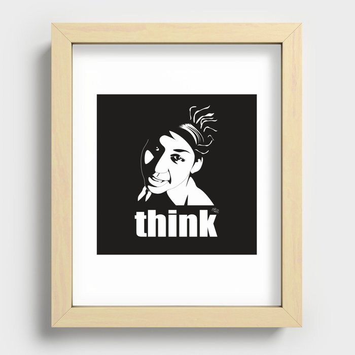 second word - think Recessed Framed Print