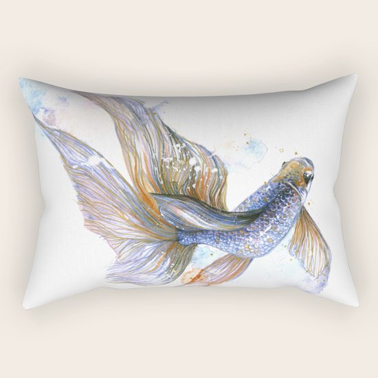 Aqua Rectangular Pillow