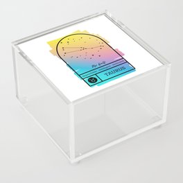 Taurus Zodiac | Bold Gradient Acrylic Box