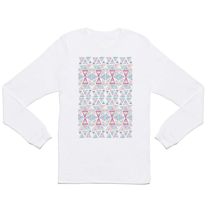 Triangles and Tribal Long Sleeve T Shirt