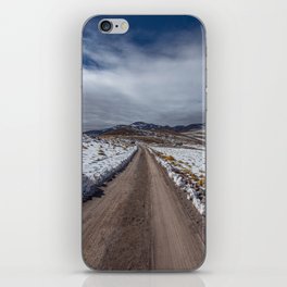 Snow Desert Path iPhone Skin