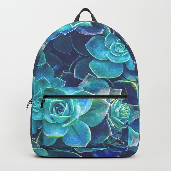 Green Succulents Backpack
