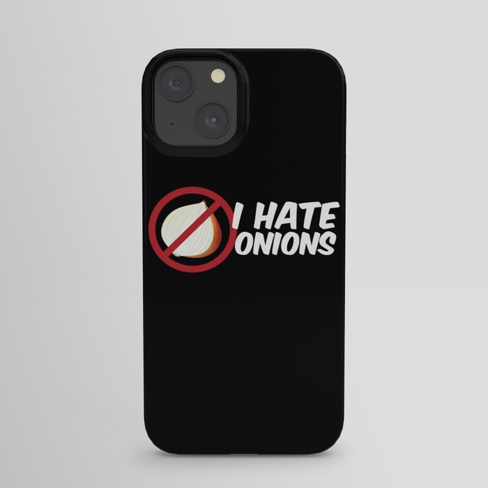 I Hate Onions Onion Vegetables iPhone Case