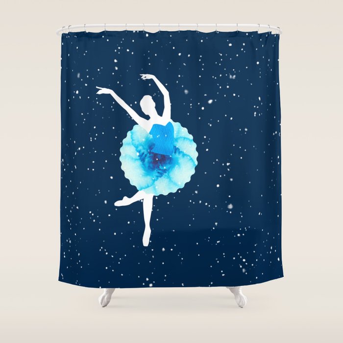 Ballerina Shower Curtain By Marketastengl Society6