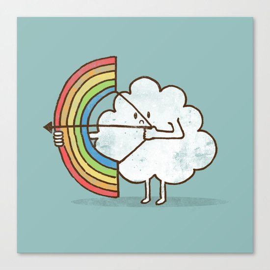 rainBOW jade Canvas Print