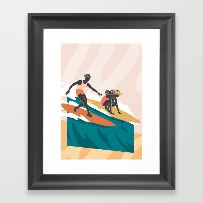 Just the two of us Framed Art Print