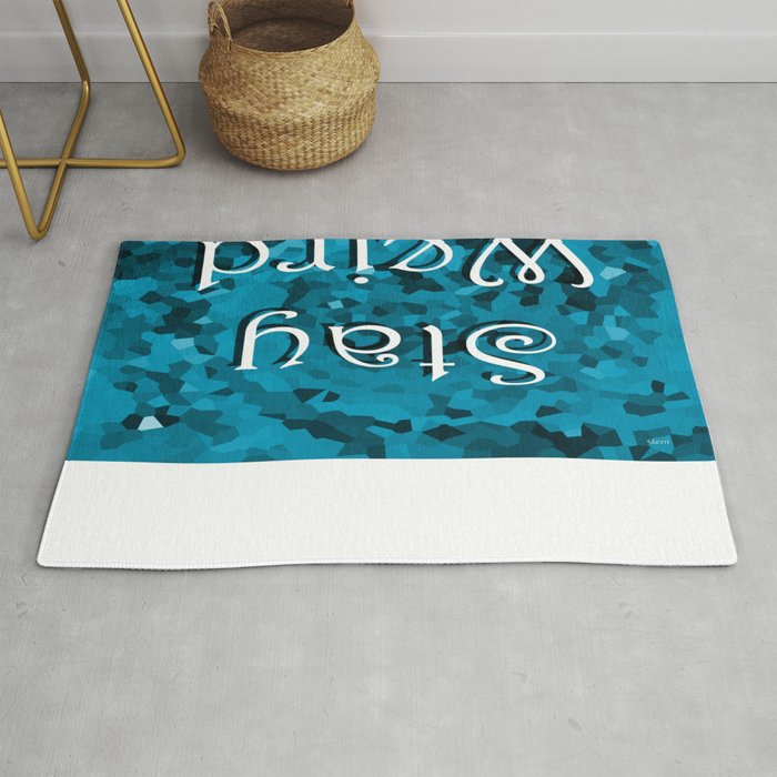 Stay Weird Rug By Geni Society6, Society6 Rug Review