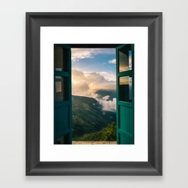 Window of Opportunity Framed Art Print