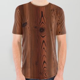 C13d Woodgrain V3 All Over Graphic Tee